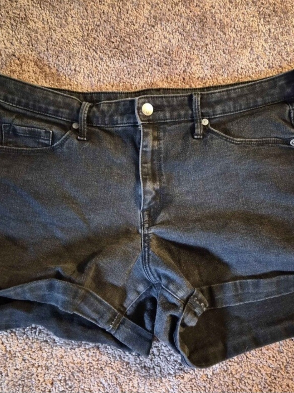 Mossimo Supply Co. Women's Black Denim Jean Shorts